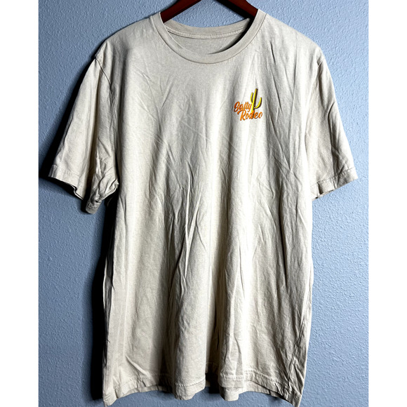 Salty Rodeo Route 66 Tan Tee Unisex XL Western Desert Quality T-Shirt Ranch Wear - Picture 2 of 9